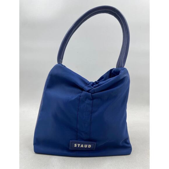 Staud Women's Twilight Blue Felix Nylon Shoulder Bag - Picture 1 of 7